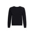 Prada Black Fleece Wool Sweatshirt
